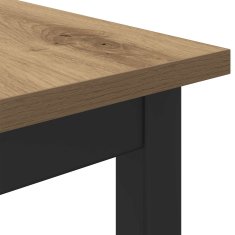 Vidaxl Jedilne mize 60 x 60 x 75 cm Inženirski les Artisan hrast