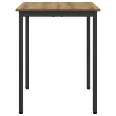 Vidaxl Jedilne mize 60 x 60 x 75 cm Inženirski les Artisan hrast