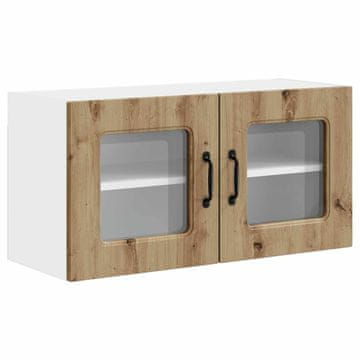 Vidaxl Plošča za pomivalni stroj Kalmar Umetni hrast 80 x 31 x 40 cm
