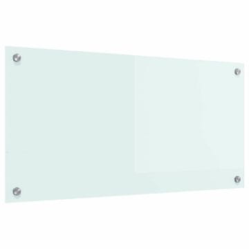 Vidaxl Kuhinjski panel Mleko 80 x 40 cm kaljeno steklo
