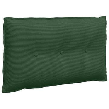 Vidaxl Poglavni vzglavnik Jungle Zelena 80 x 50 cm Žametna tkanina