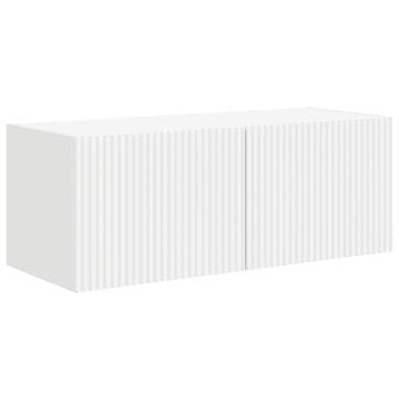 Vidaxl TV stenska omara Bela 78,5 x 31 x 29,5 cm Konstruiran les