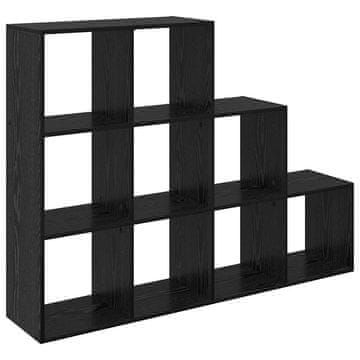 Vidaxl Pregrado knjižnica Črna Orehovina 137,5 x 29 x 103,5 cm