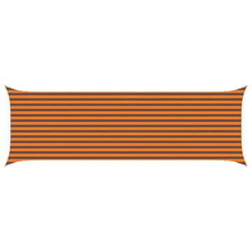Vidaxl Sončno platno Oranžna in Rjava 6 x 2 m 100% poliester Oxford