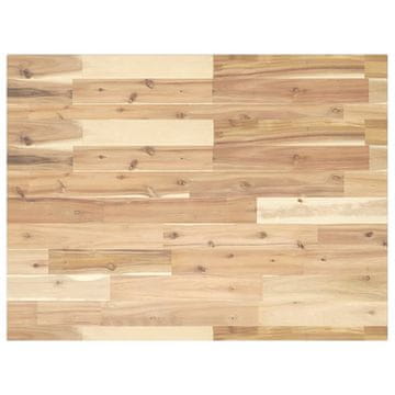 Vidaxl Kopalniški pult neobdelan 100x60x2 cm trden akacijev les