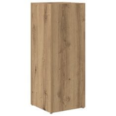 Vidaxl Stojalo za dežnik Umetni hrast 25 x 24,5 x 64 cm