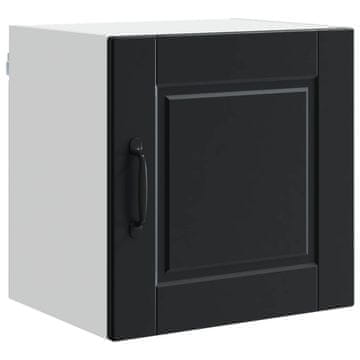 Vidaxl Omarica na steni PORTO Črna 40 x 31 x 40 cm Konstruiran les
