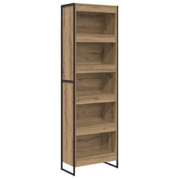 Vidaxl Knjigovni omar 2 szt. Oreh 60 x 30 x 189,5 cm Konstruiran les