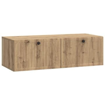 Vidaxl Omarica za TV, ki jo lahko montiraš na steno Artisan hrast