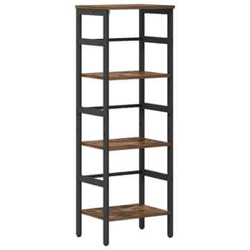 Vidaxl Knjižna polica Dimljeni oreh 40 x 29,5 x 115 cm Konstruiran les