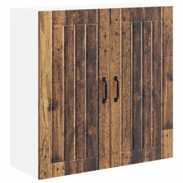 Vidaxl Omarica na steni LUCCA Star les 80 x 31 x 80 cm Inženirski les