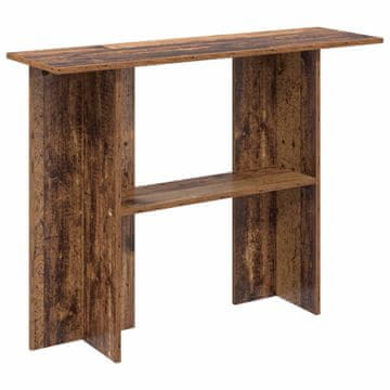 Vidaxl Konzolna miza Star les 100 x 30 x 75 cm Inženirski les