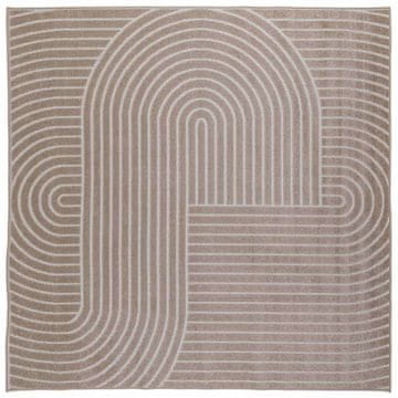 Vidaxl Preproge za površine Kvadrat PALMERAS Bež 240 x 240 cm