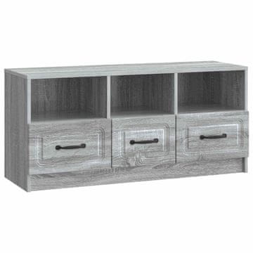 Vidaxl TV omarica Siva Sonoma 102 x 34,5 x 47 cm Inženirski les
