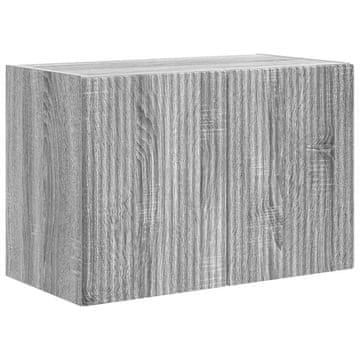 Vidaxl TV stenska omara Siva Sonoma 59,5 x 31 x 40 cm Konstruiran les