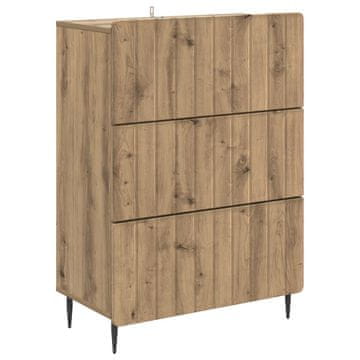 Vidaxl Predalna omara Artisan hrast 66 x 34,5 x 92 cm Inženirski les
