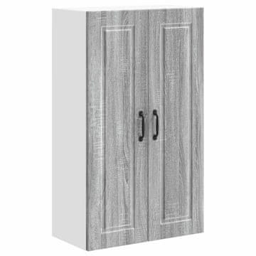 Vidaxl Omarica na steni PORTO Siva Sonoma 60 x 31 x 100 cm