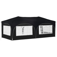 Vidaxl Zložljivi šotor za zabave 574 x 289 x 245 cm Antracit