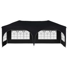 Vidaxl Zložljivi šotor za zabave 574 x 289 x 245 cm Antracit