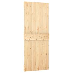 Vidaxl Vrata NARVIK 85 x 210 cm Masiven borov les (neobdelan) Naravna
