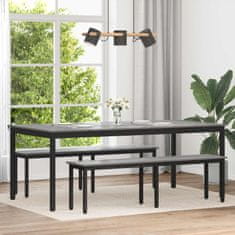 Vidaxl Jedilne mize 200 x 100 x 75 cm Inženirski les Pravokotna