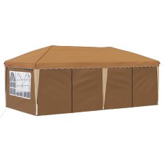 Vidaxl Zložljivi šotor za zabave 575 x 288 x 245 cm Bež