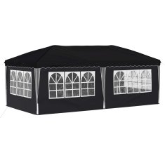Vidaxl Zložljivi šotor za zabave 575 x 288 x 245 cm Antracit