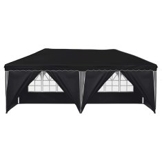 Vidaxl Zložljivi šotor za zabave 575 x 288 x 245 cm Antracit