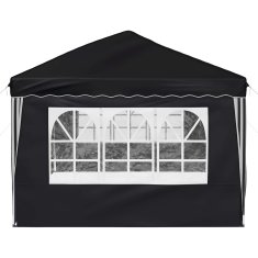 Vidaxl Zložljivi šotor za zabave 575 x 288 x 245 cm Antracit