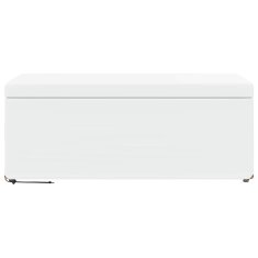 Vidaxl Stolica Bela 101 x 41 x 40 cm Umetno Usnje in Umetno Leseno