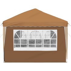Vidaxl Zložljivi šotor za zabave 574 x 289 x 245 cm Bež