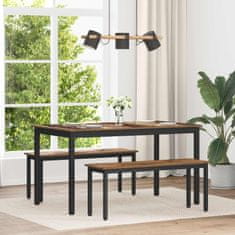 Vidaxl Jedilne mize 140 x 80 x 75 cm Inženirski les Star les