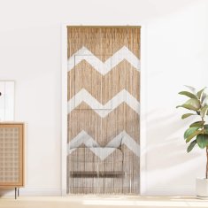 Vidaxl Zavesa proti insektom večbarvno 90 x 200 cm Bambus