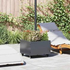 Vidaxl Podstavek za senčnik 11.75 kg Antracit Jeklo Kvadrat