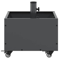 Vidaxl Podstavek za senčnik 11.75 kg Antracit Jeklo Kvadrat