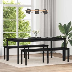 Vidaxl Jedilne mize 180 x 90 x 75 cm Inženirski les Pravokotna