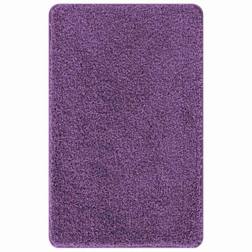 Vidaxl Protivdrsna preproga za kopalnico Vijolična 50 x 80 cm PP
