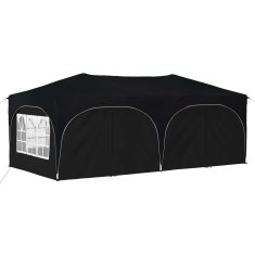 Vidaxl Zložljivi šotor za zabave 574 x 289 x 245 cm Antracit