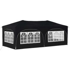 Vidaxl Zložljivi šotor za zabave 574 x 289 x 245 cm Antracit