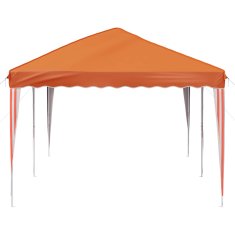 Vidaxl Zložljivi šotor za zabave 575 x 290 x 245 cm Oranžna