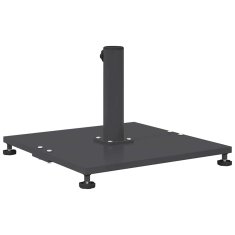 Vidaxl Podstavek za senčnik 25.95 kg Temno siva Kvadrat