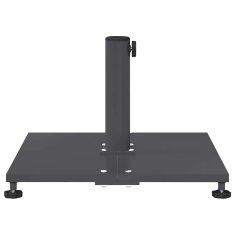 Vidaxl Podstavek za senčnik 25.95 kg Temno siva Kvadrat