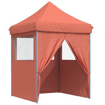 Vidaxl Zabavni šotor 200 x 200 x 306 cm Terakota Oxford tkanina