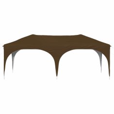 Vidaxl Zložljivi šotor za zabave 574 x 289 x 245 cm Taupe