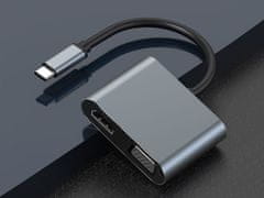 Verkgroup Adapter USB-C na HDMI 4K VGA hub USB 3.0 USB-C napajalnik