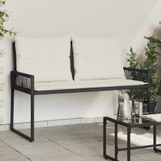Vidaxl Zunanja klop 2 -Seater 4 kos 110 x 59 x 82 cm poli ratan