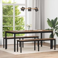 Vidaxl Jedilne mize 180 x 90 x 75 cm Inženirski les Pravokotna