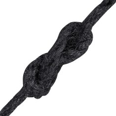Vidaxl Vrv iz jute 10 kos 2 mm Črna 100% Tossa jute