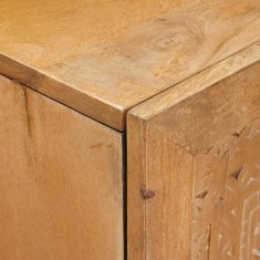 Vidaxl Visok predalnik 60 x 33 x 100 cm Masiven les manga