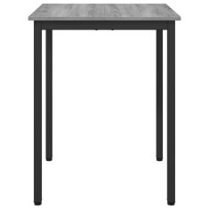 Vidaxl Jedilne mize 60 x 60 x 75 cm Inženirski les Siva Sonoma Kvadrat